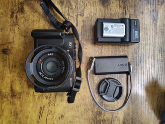 Sony Cyber-shot DSC-RX1 Compact Digital camera Black w/ Generic Lens Cap**READ**