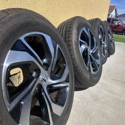 16 Inch 5 Lug Honda Rims W/ Tires