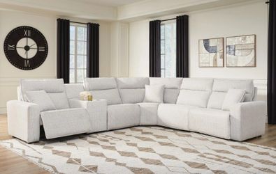 Ashley ModMax II 6pc Next-Gen NuvellaTM Performance Fabric Dual Power Reclining Modular Sectional