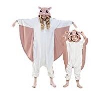 Cosplay Flying Squirrel Onesie Adult Large