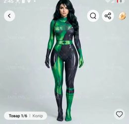 Shego costume large /lx