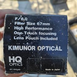 Camera lens canon mount