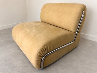 CB2 Hada Genuine Leather Lounge Chair