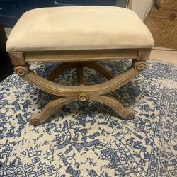 1 French Provincial Carule Stool. Price Firm. See photo for retail on this style. 