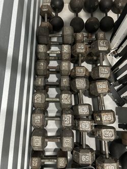 Hex Dumbbells 75c A Lb