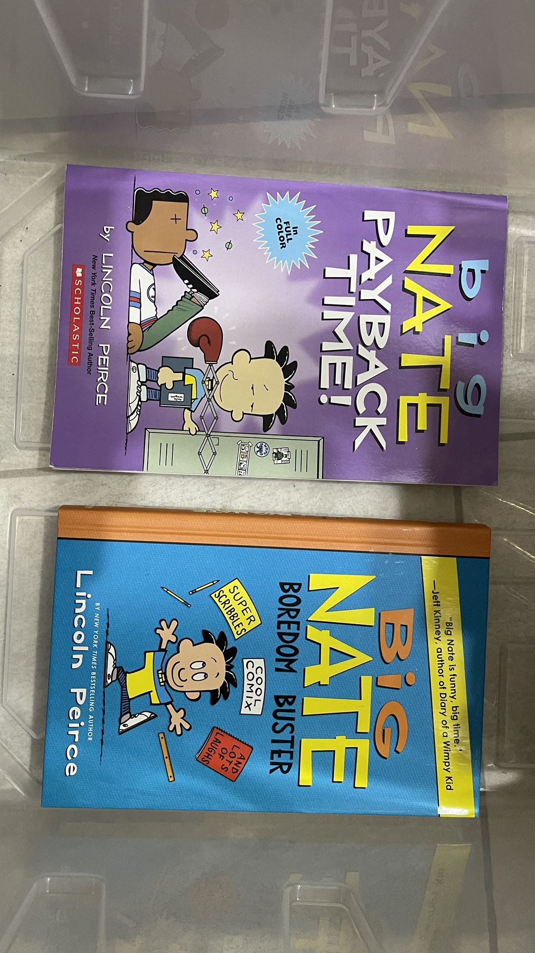 Big Nate: No Worries!: Two Books in One (Paperback) And Big Nate Boredom Buster by Lincoln Peirce