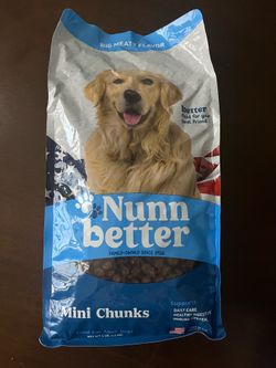 Nunn better better food for your best friend Mini Chunks Food For Adult Dogs NET WT 4LB. (1.8 KG)