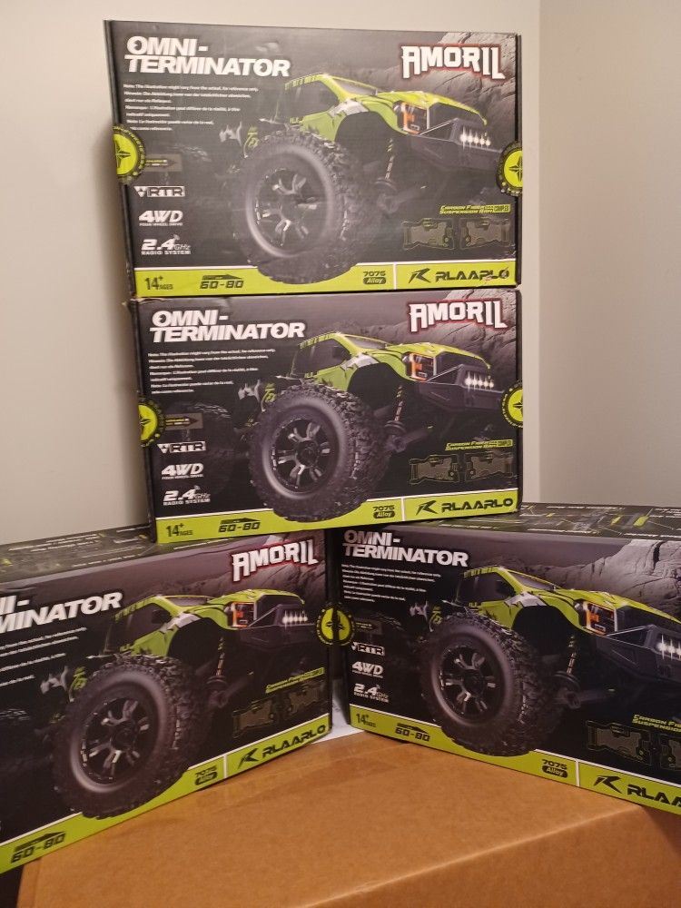 BRAND NEW!!!! Christmas Gift RC Trucks ALL BRUSHLESS ELECTRIC- Fast & Durable!!!!!