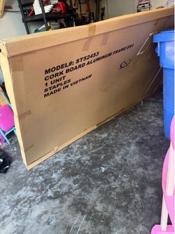 Huge Cork board aluminium frame