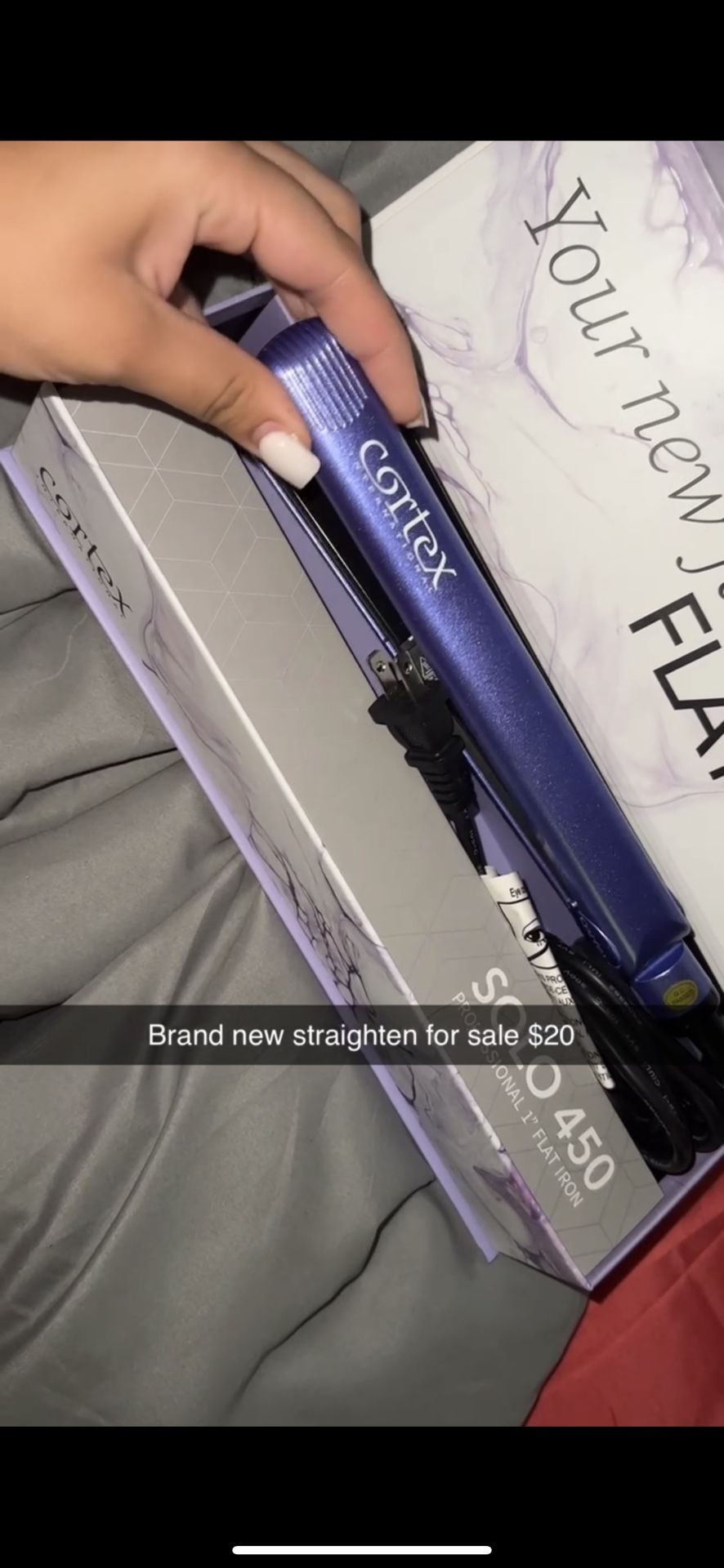 Purple Cortex Hair Straightener