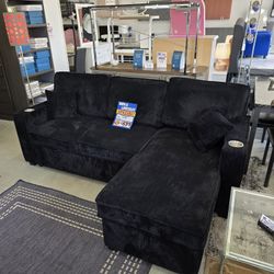 new black reversible convertible sleeper sofa bed couch 🛋 special come visit our store in Paramount 