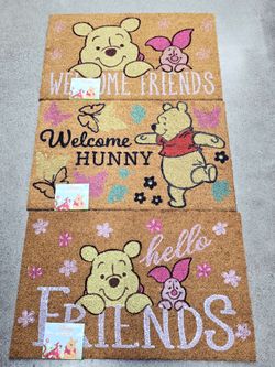 🌸 Winnie The Pooh Outdoor Mats 🌸
