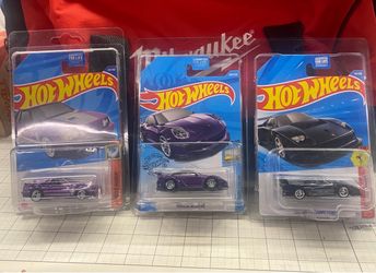 Hot Wheels 3-Car Lot – Porsche 911 GT3 RS & Ferrari F40