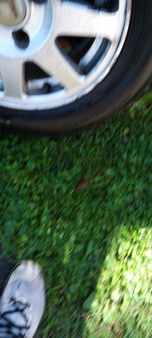 Lightly Used 15 In. Tires And oem Honda Rims