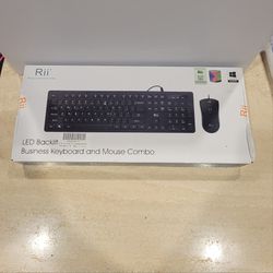 Brand New Sealed Box Keyboard and Mouse Set RII