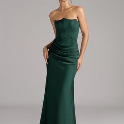 Emerald Green Gown