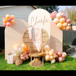 Antique Peacock chair 