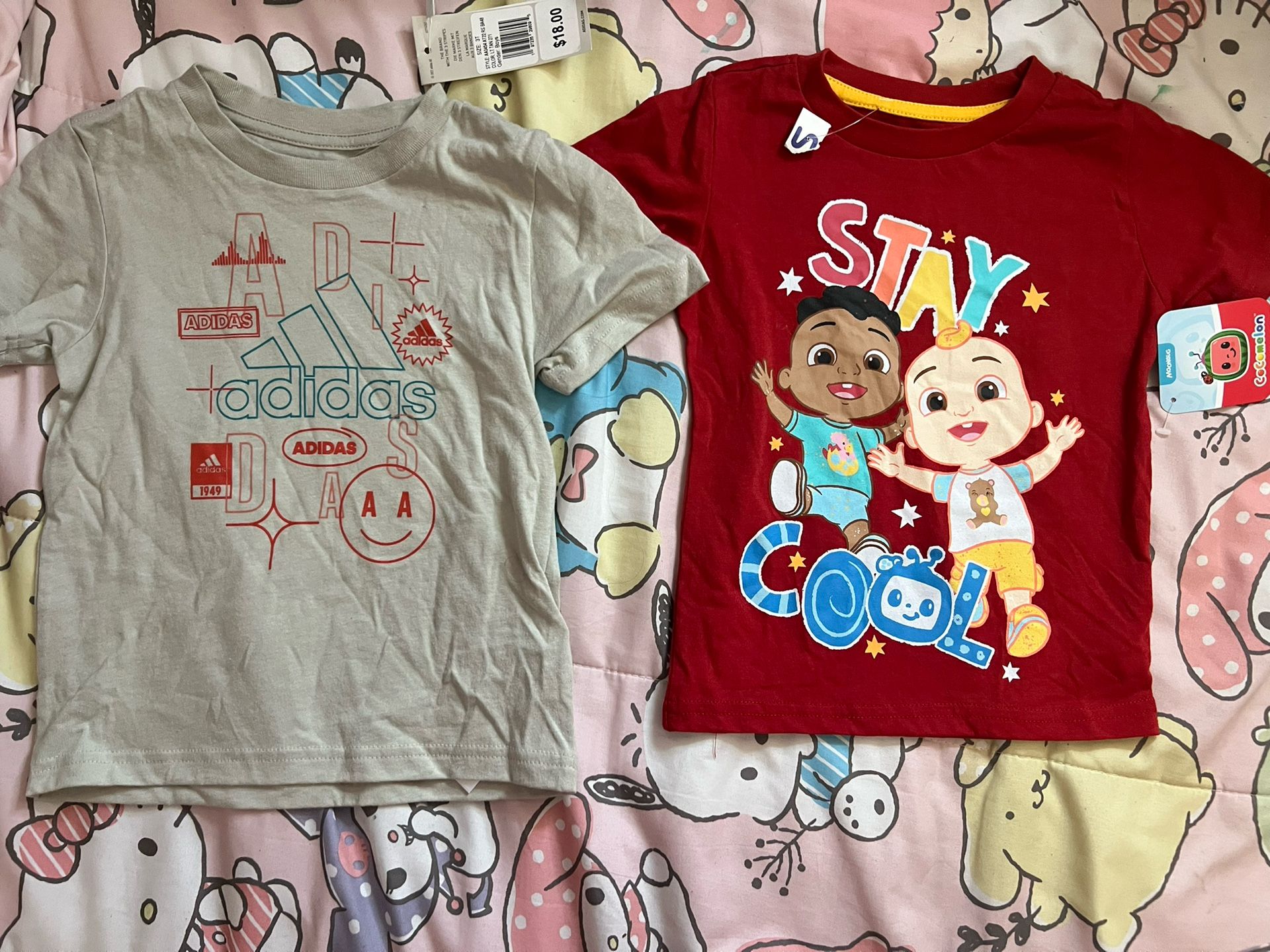 Cocomelon And Adidas Shirt 3t