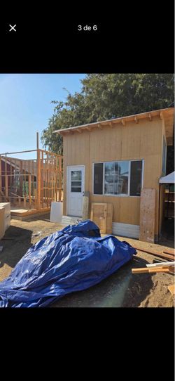 Small Wood Shed with Door and Window