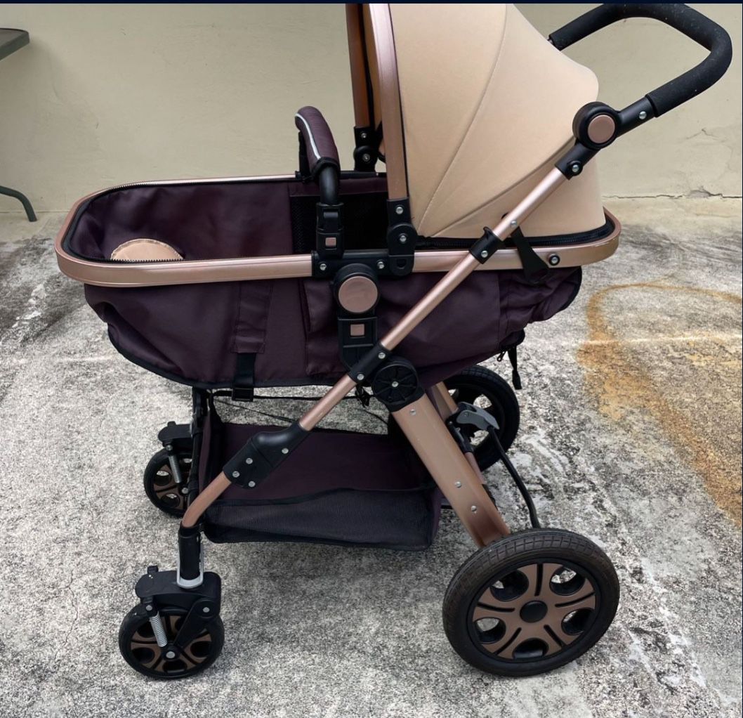Baby Stroller (Infant And Toddler Convertible) 