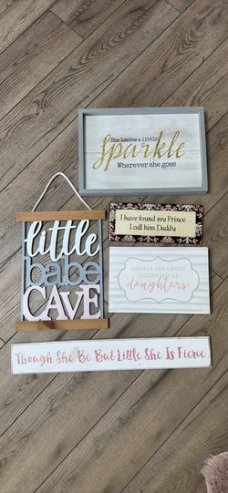 Girls room decor