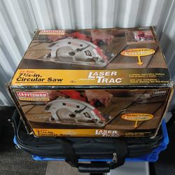 7 1/4 Craftsman Circular Saw Laser Trac Brand New