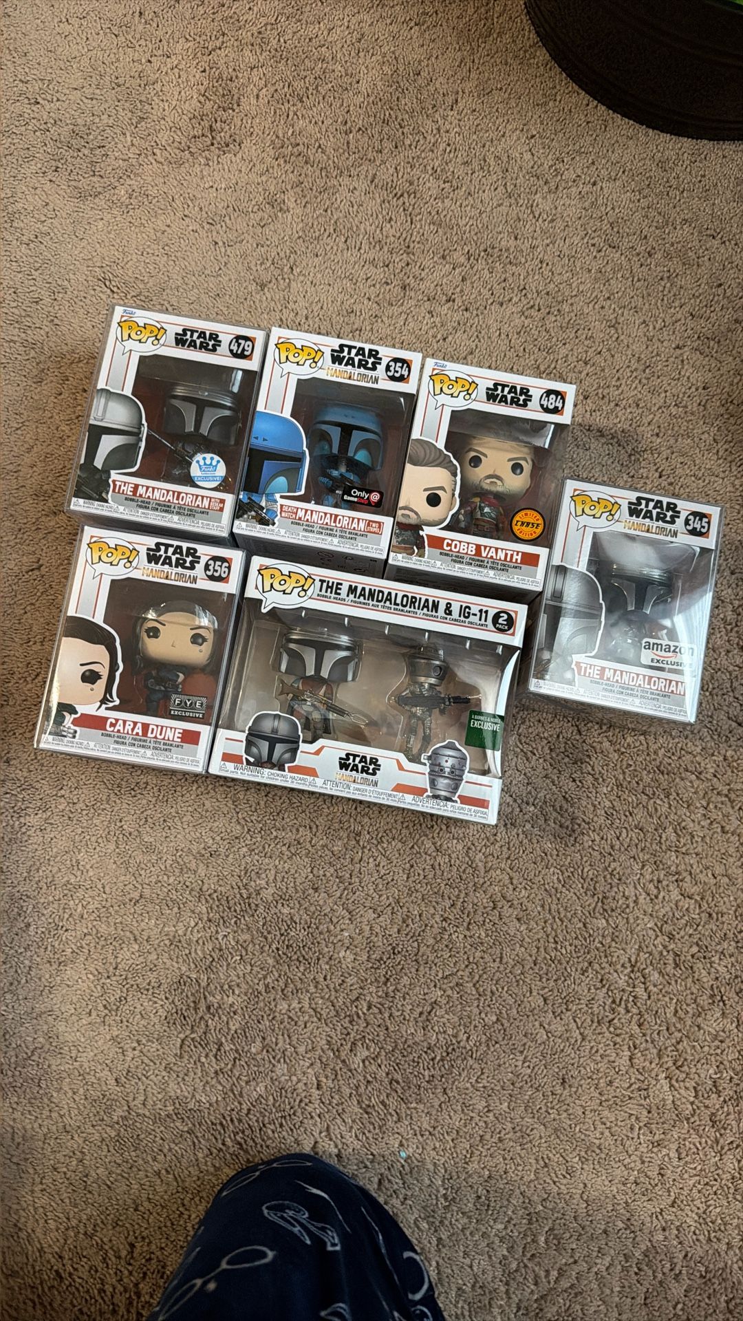 Mandalorian Funko Pops