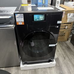 Samsung - Bespoke 5.3 Cu Ft All In One Washer & Dryer In Brushed Black 