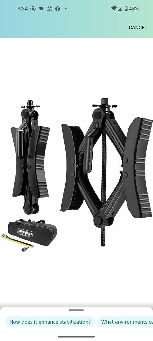 Waknic - Camper Wheel Chock X Shaped RV Chocks Stabilizer