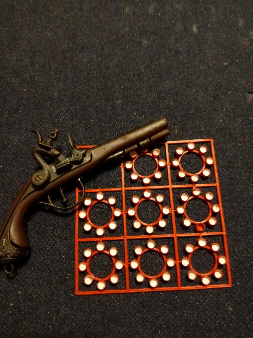 Vintage Miniature Redondo "G. Washington" Flintlock Toy Cap Gun Pistol

