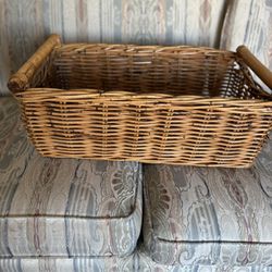 A Heavy Duty Basket Almost New 22 Inches,13 Inches And 8 Inches 