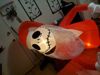 Jack Skellington Santa Inflatable