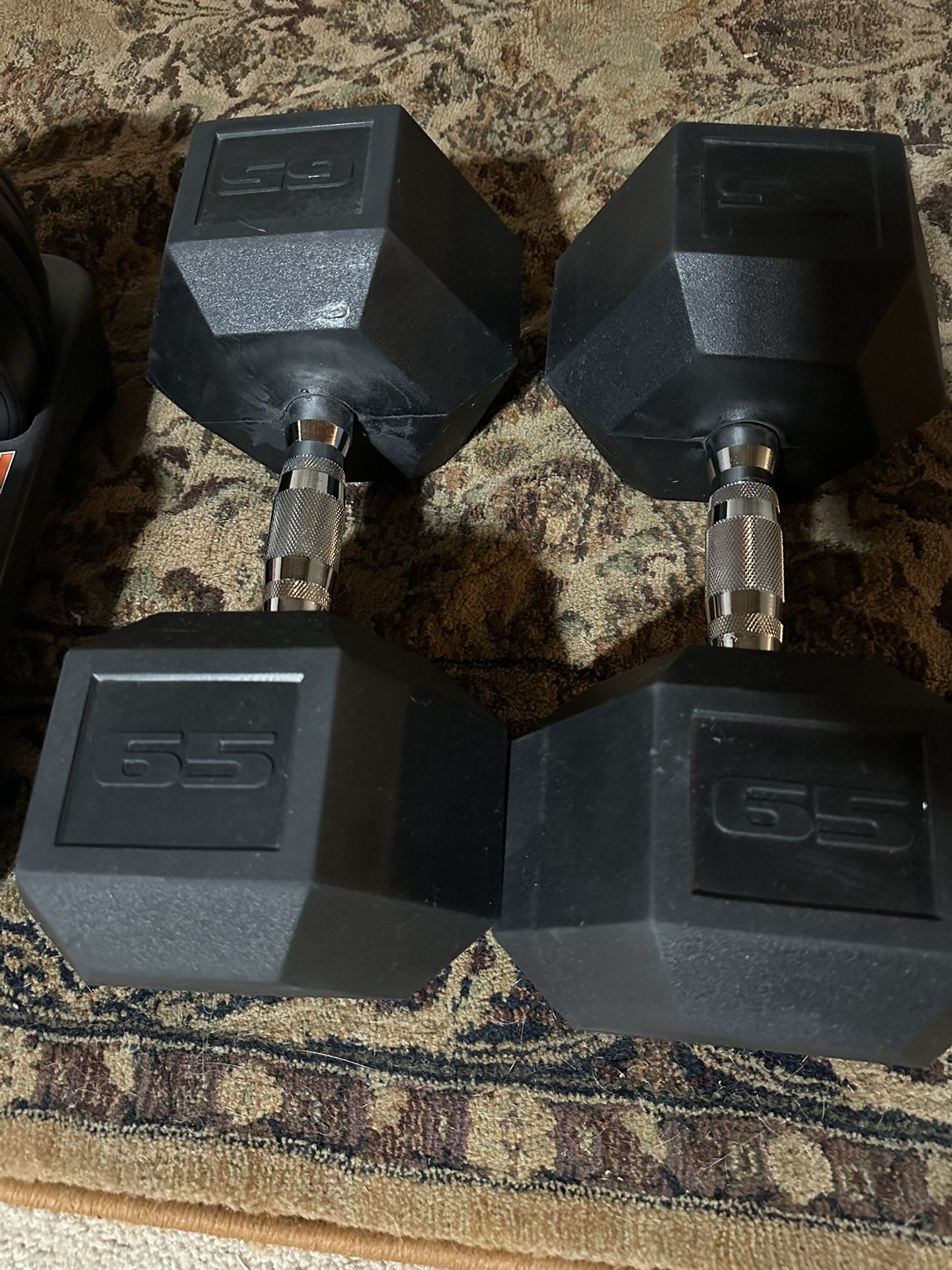 65lb Hex Dumbbell Pair (Cap Barbell)