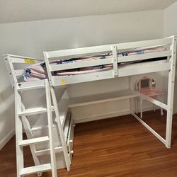 Twin Bunk Bed With Mattress