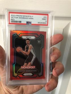 Victor Wembanyama RC red prizm monopoly # /99