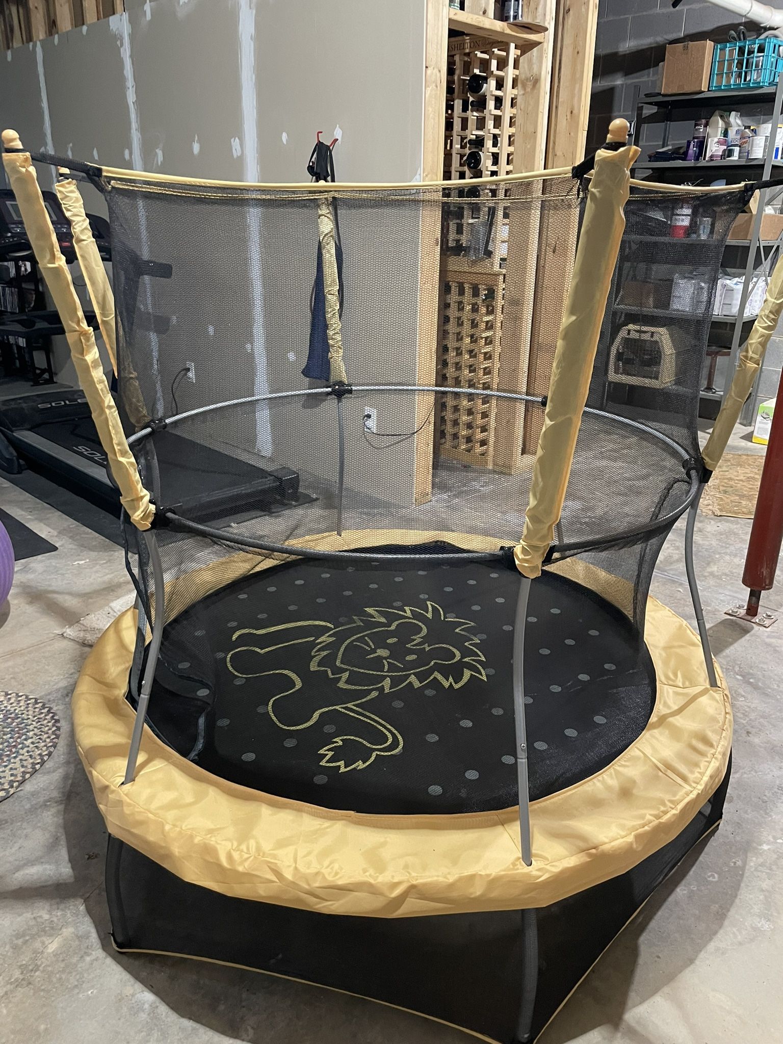 Indoor Mini 4’ Trampoline For Toddlers