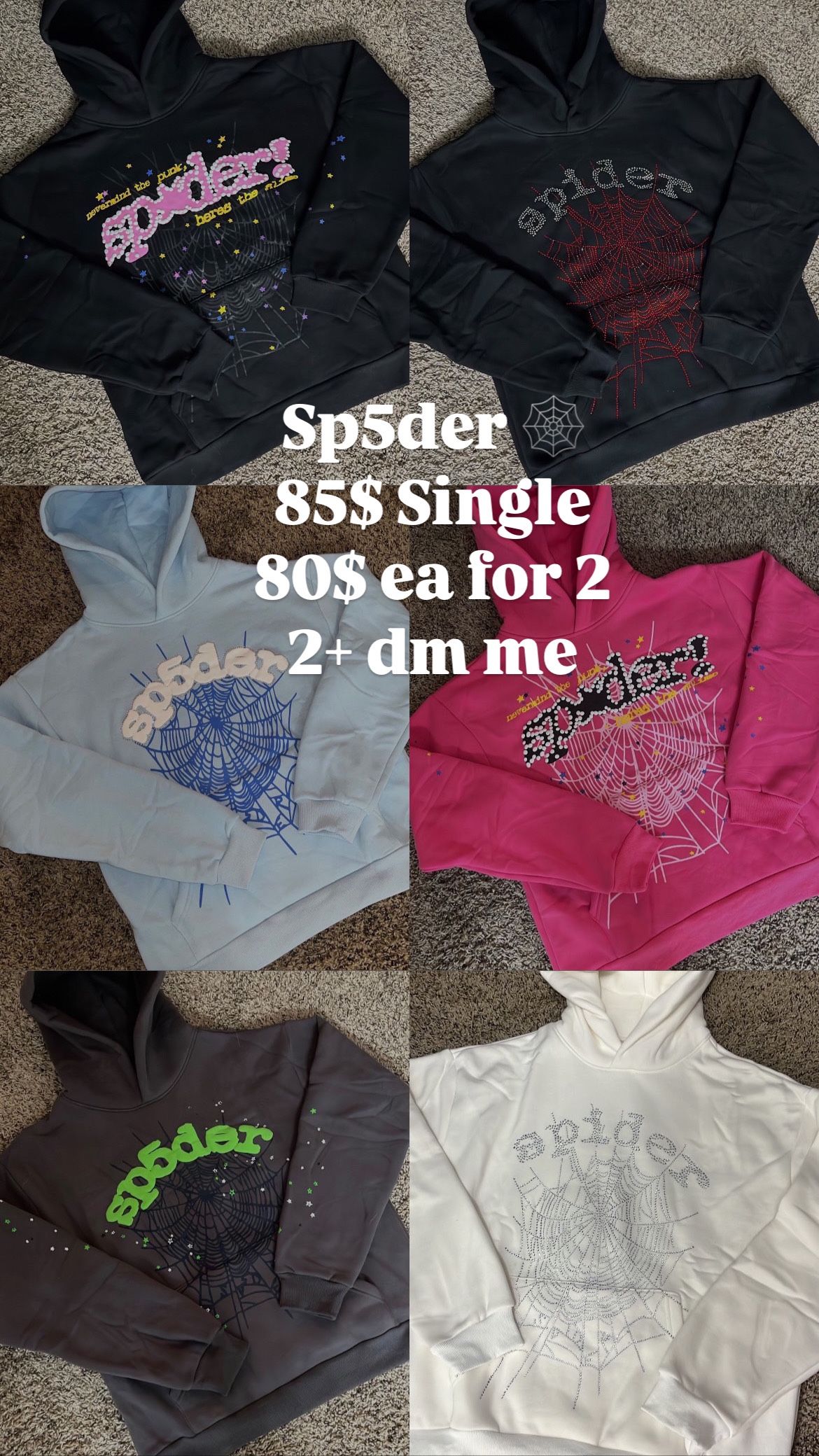 Sp5der/Bape Hoodies
