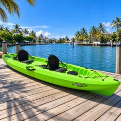Tandem 2-Person Sit-On-Top Kayak – Seats - COMES WITH PADDLES