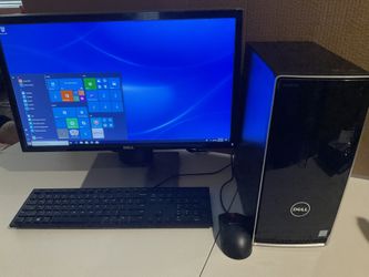 Dell Inspiron 3668 Desktop Computer with monitor