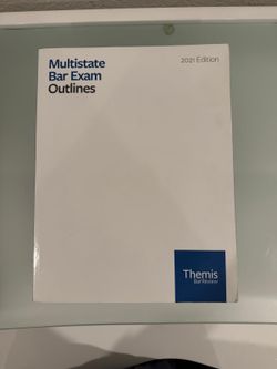 Themis Multistate Bar Exam Outlines 2021 Edition Study Book