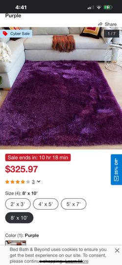 Purple 5x7 Rug 
