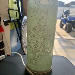 Light glass aqua Vase light!!