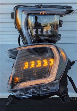 21-23 Ford F150 LED DRL Projector Headlights Luces Headlamps