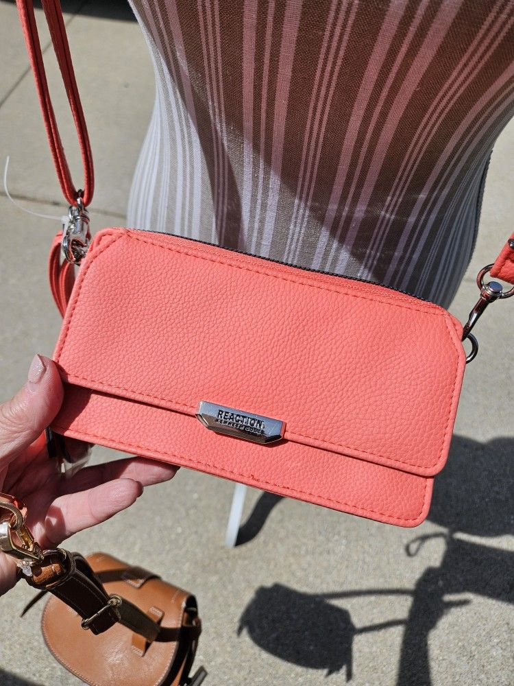 Orange New Crossbody Wallet/wristlet