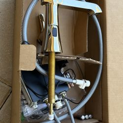 Moen Flara 1.2 GPM Single Hole Bathroom Faucet with Pop-Up Drain Assembly