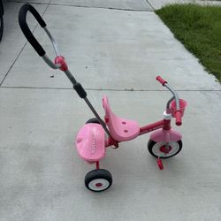 Radio Flyer Steer And Stroll Trike - Pink (Used Like New) 