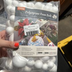 Styrofoam Balls For Crafts Or Cake Decoration