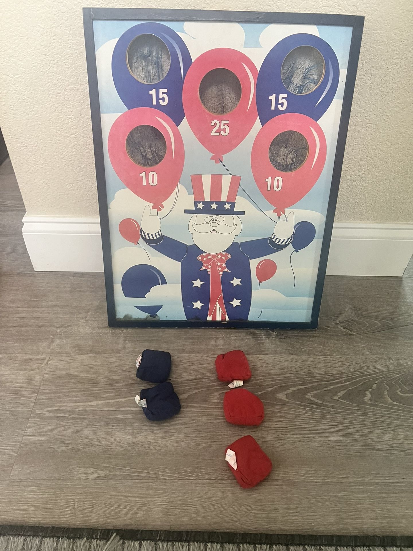 Kids Bean Bag Toss Game- 4th Of July Theme