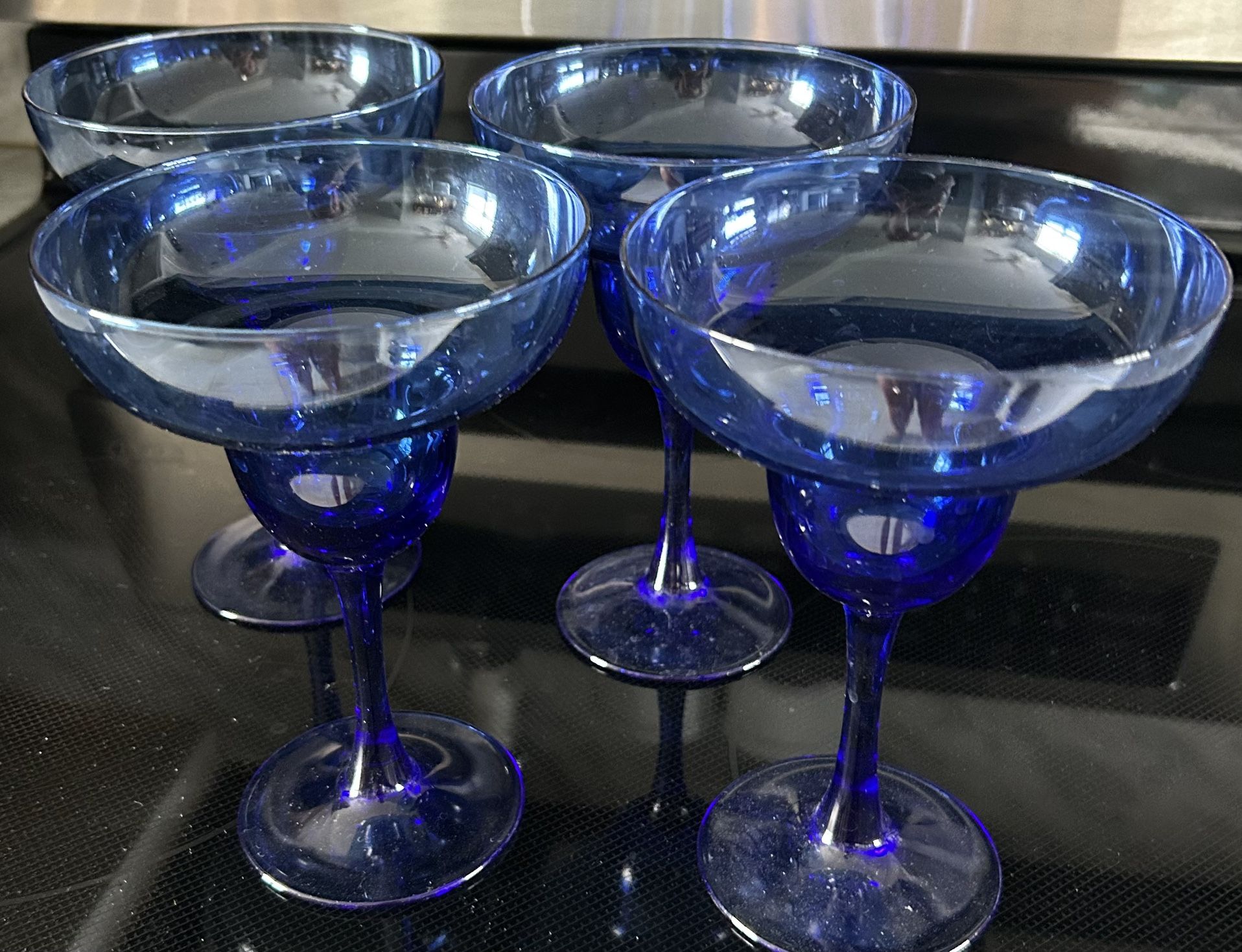 Vtg Margarita Glasses (4)