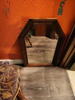 mirror desks dressers case w sea shells